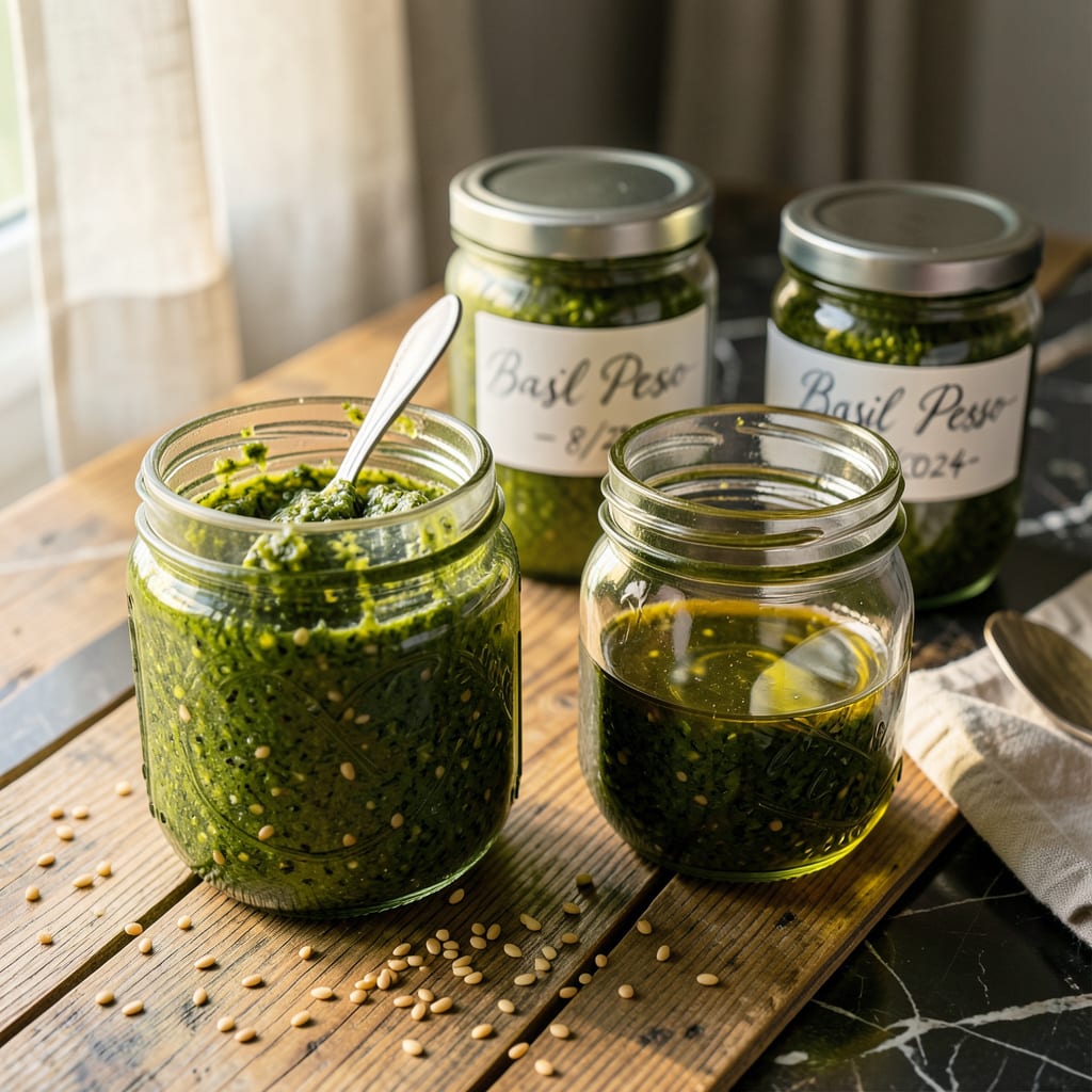 Complete Storing Homemade Pesto: Keep It Fresh and Vibrant for Weeks overview image