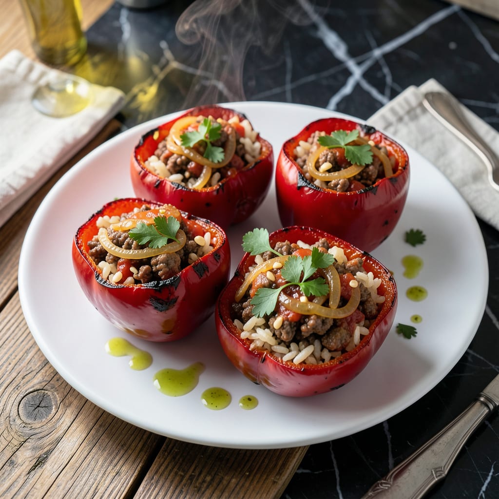 Visual representation of Stouffer's Stuffed Peppers Copycat Recipe: Classic Comfort With Cheesy Fillings