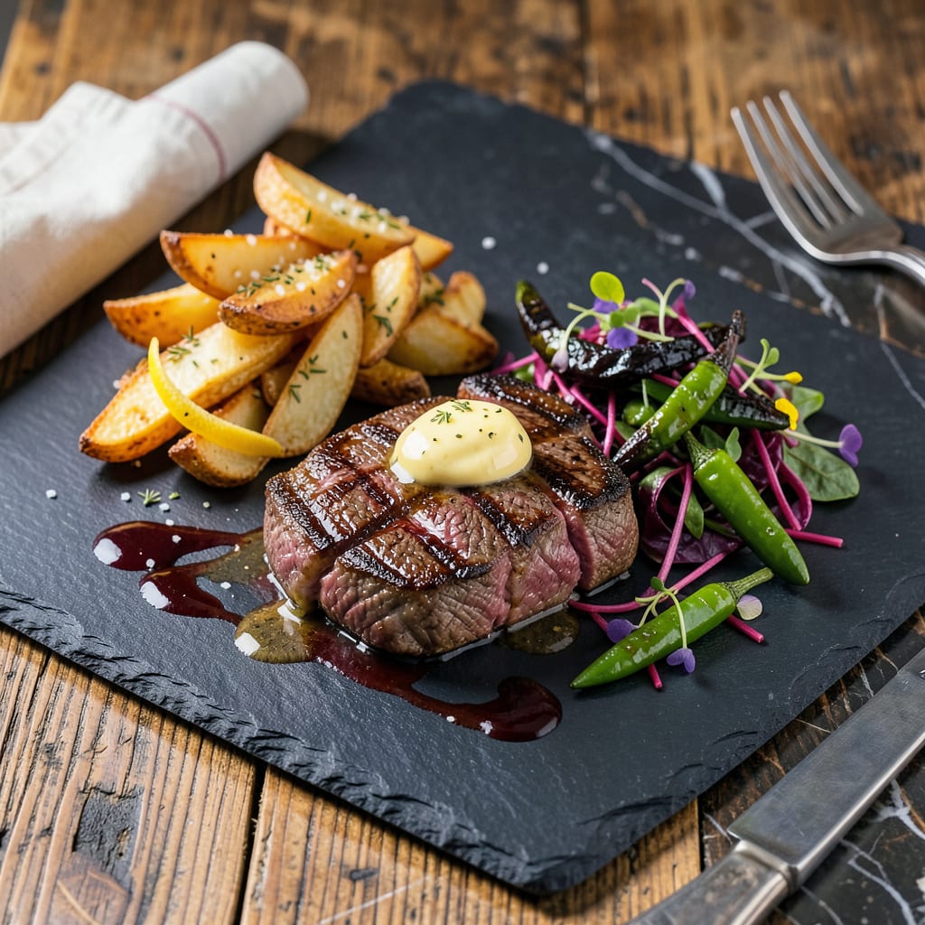 Visual representation of striploin steak