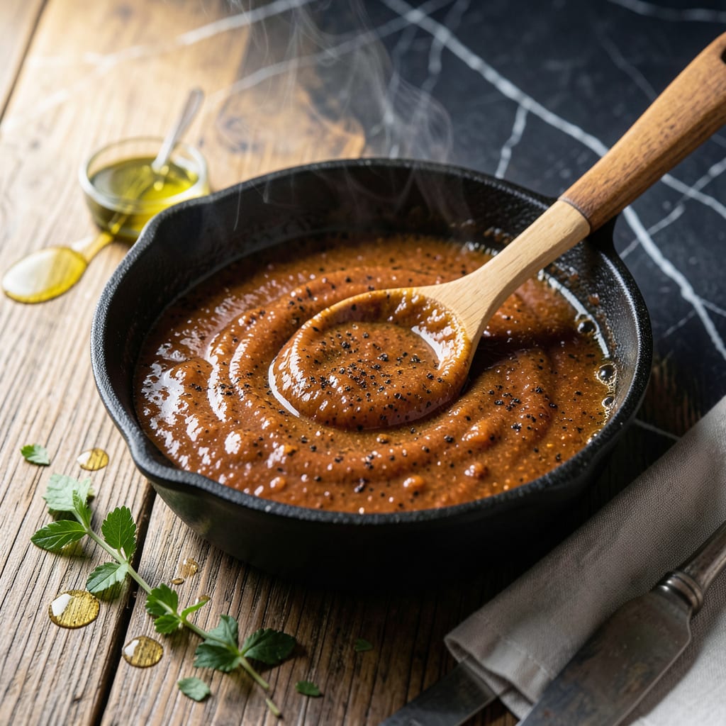 Stubbs BBQ Sauce Recipe: Authentic Texas Style Tang Without Molasses illustration with key details
