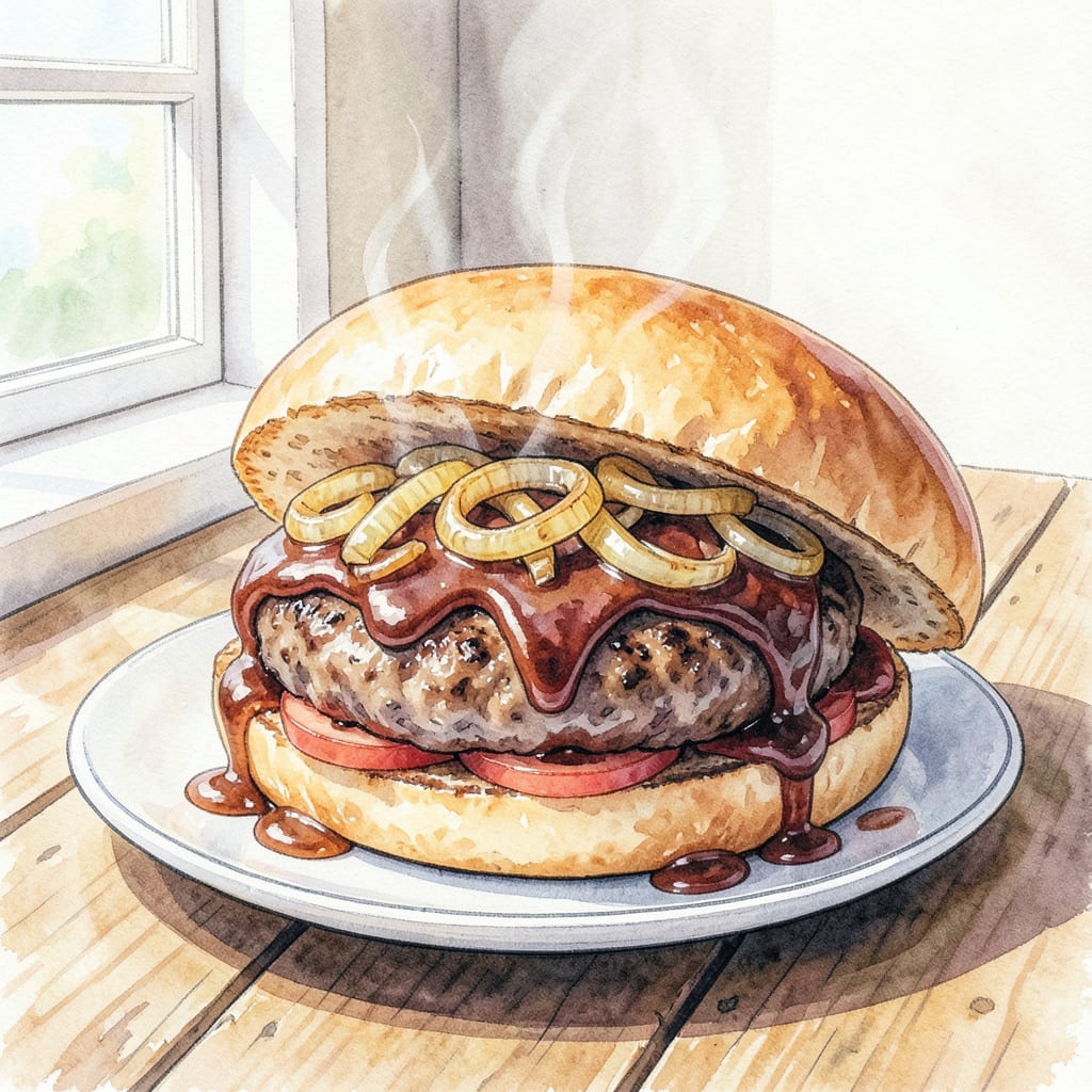 Comprehensive Stuffed BBQ Burger Recipe: Juicy Patty With Caramelized Onions visual reference