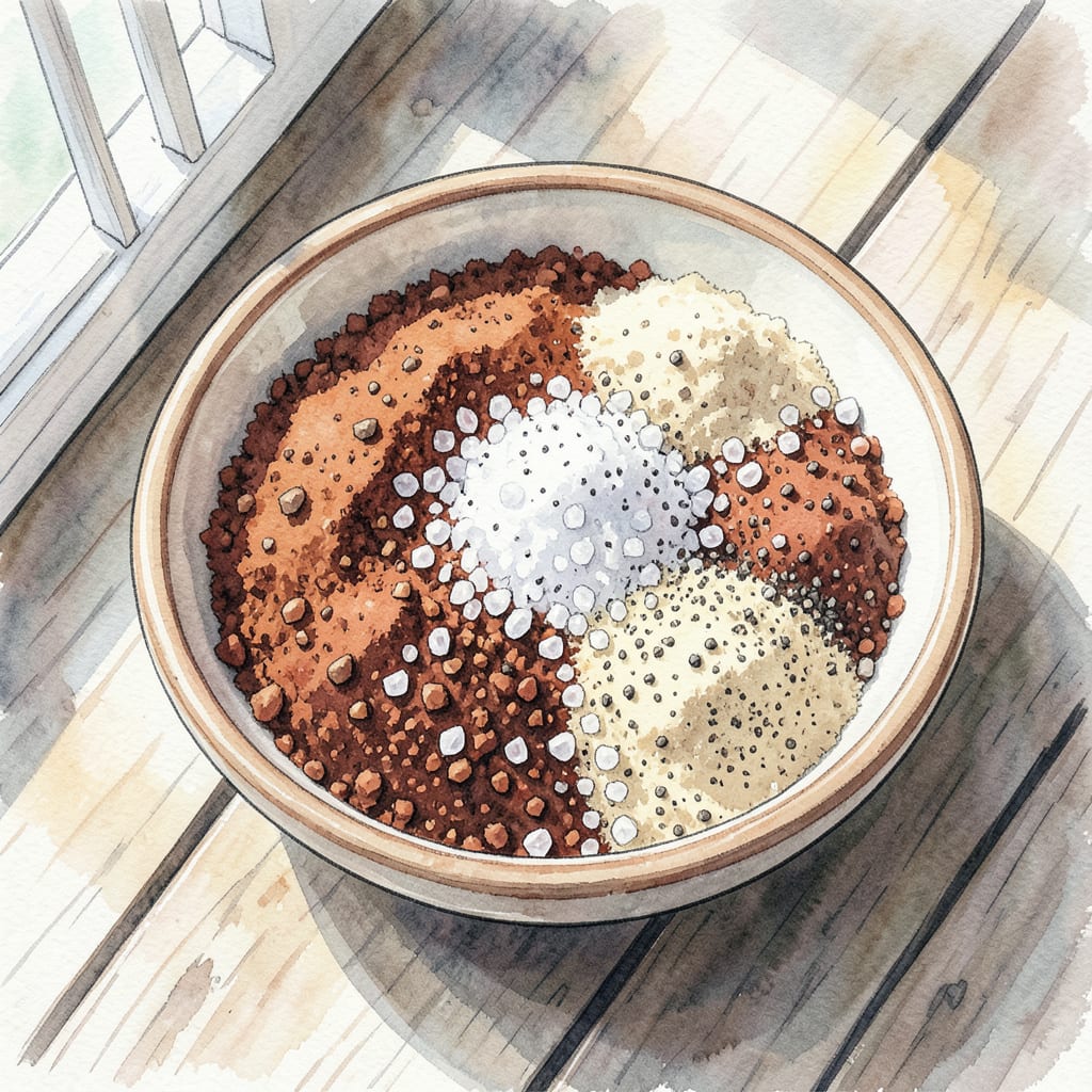 Complete sugar free bbq rub recipe overview image