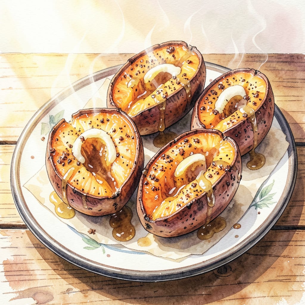 Visual representation of Sugary Sam's Sweet Potatoes Recipe: Caramelized Edges and Creamy Centers