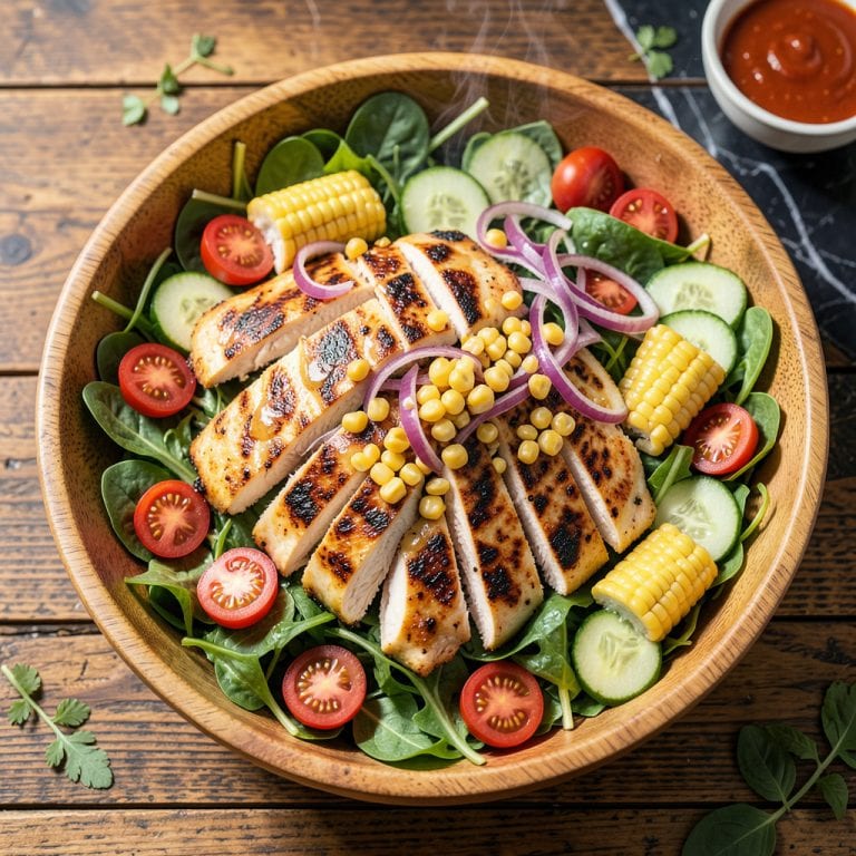 Visual representation of Summer BBQ Salad Recipe: Smoky Char and Fresh Crunch in Every Bite