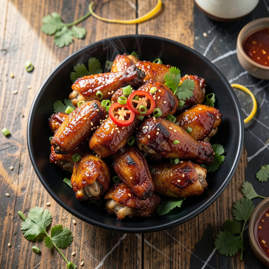 Sweet and Spicy BBQ Chicken Wings Recipe: Double Glazed Finger Licking Goodness detailed visual guide