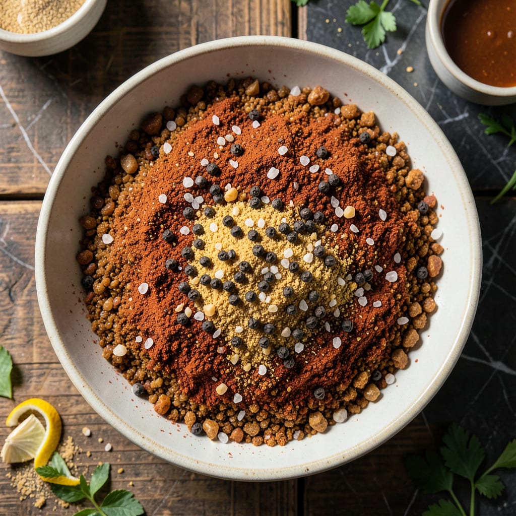 Visual representation of Sweet BBQ Dry Rub Recipe: Smoky Spice Blend for Grilling
