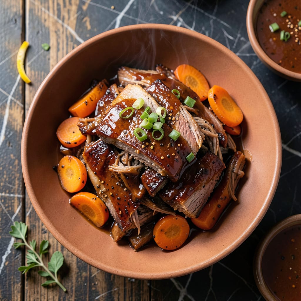Sweet BBQ Pulled Pork Recipe: Slow Smoked Backyard Pitmaster Style illustration with key details