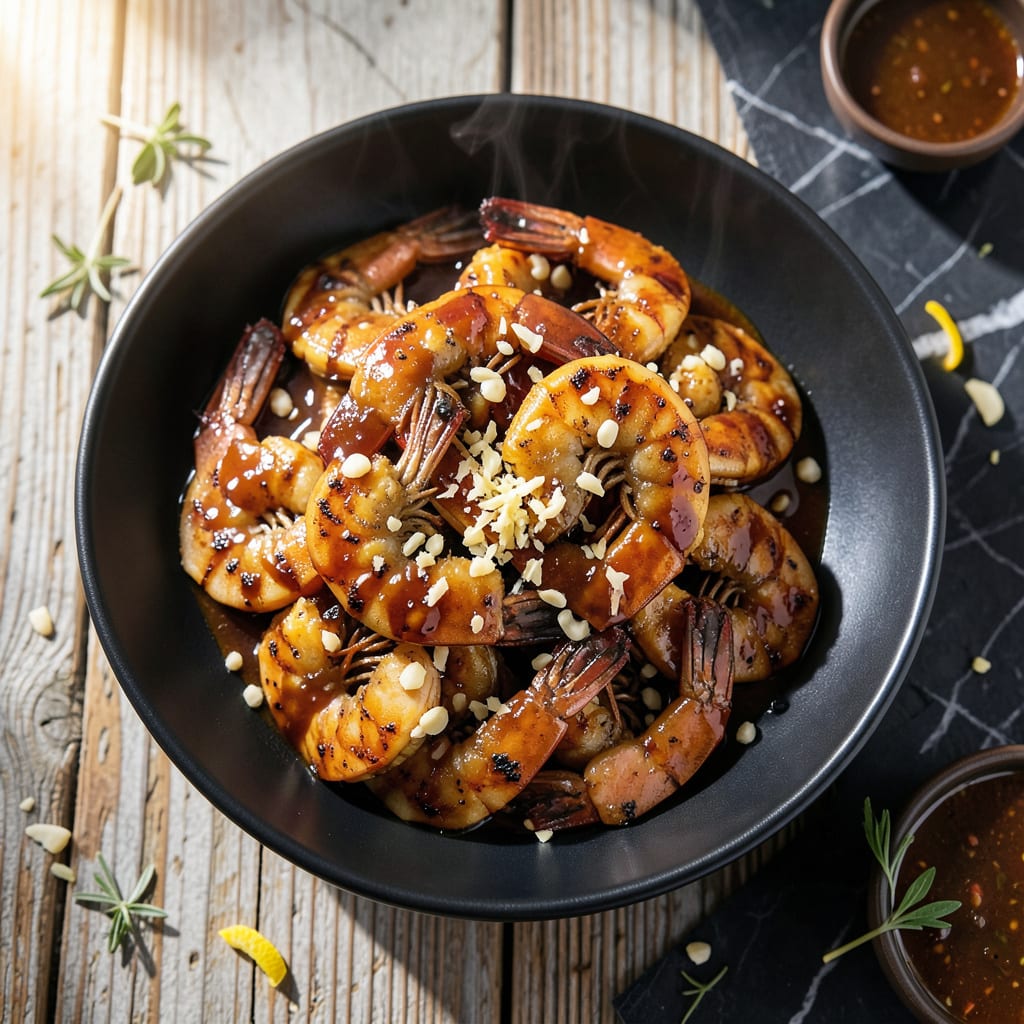 Complete Sweet BBQ Shrimp Recipe: Sticky Glaze With Bold Spice Kick overview image
