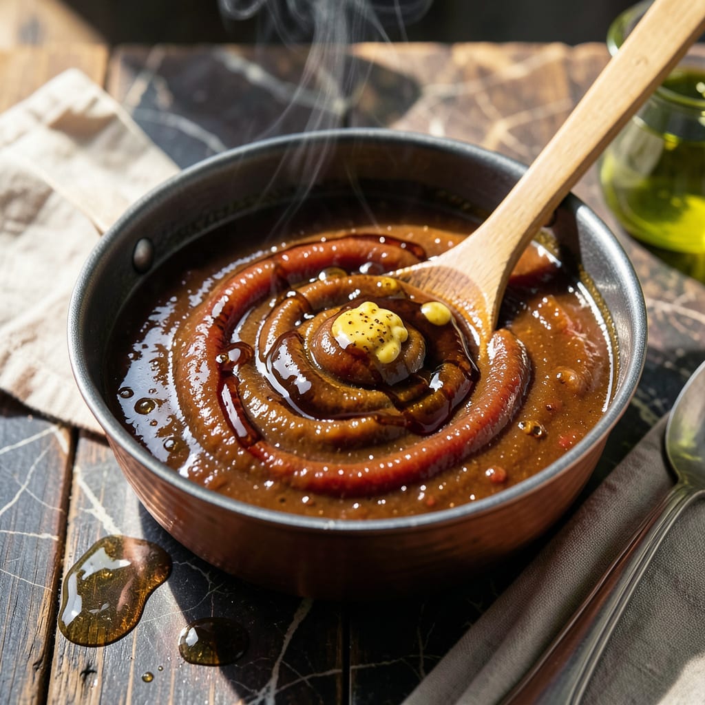 sweet texas bbq sauce recipe illustration with key details