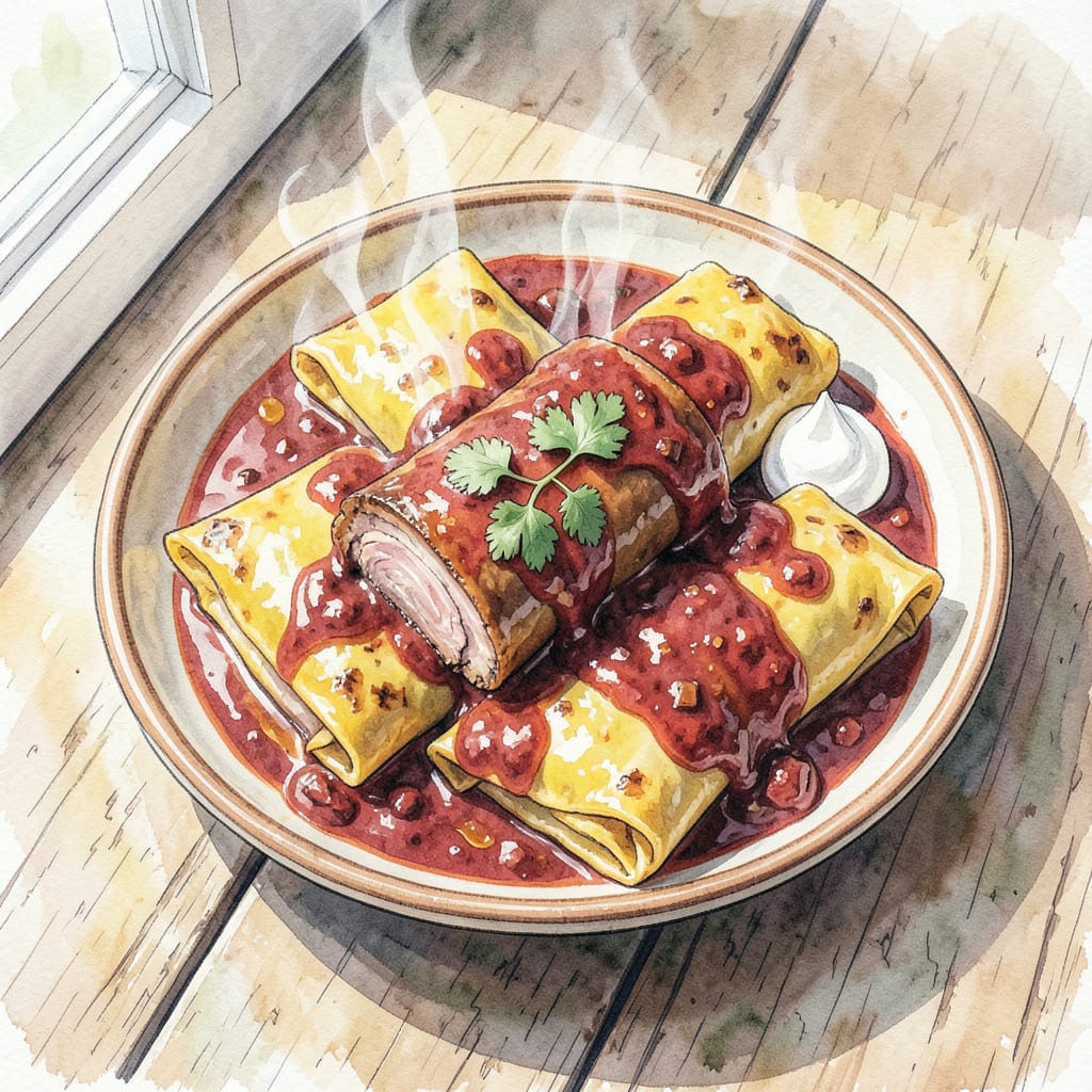 Tamales Rojos Recipe: Spicy Mexican Tradition in Every Bite illustration with key details