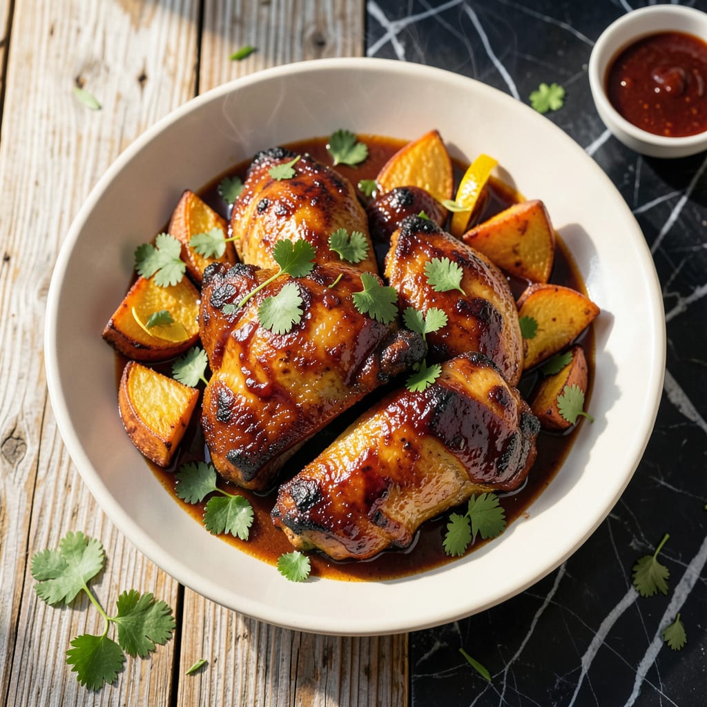 Visual representation of Tender Greens Chipotle BBQ Chicken Recipe: Smoky Sweet Grilled Perfection