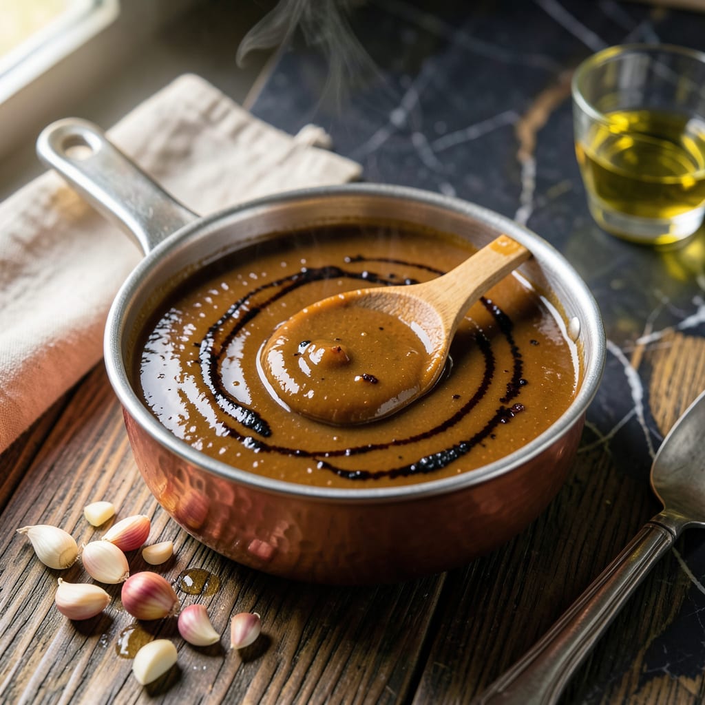 Visual representation of Tequila BBQ Sauce Recipe: Smoky Agave Infused Depth for Grilling