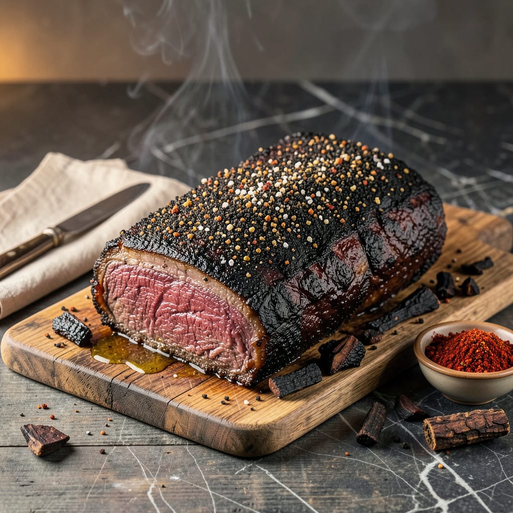 Visual representation of Texas BBQ Beef Brisket Recipe: Pitmaster Style Smoky Depth