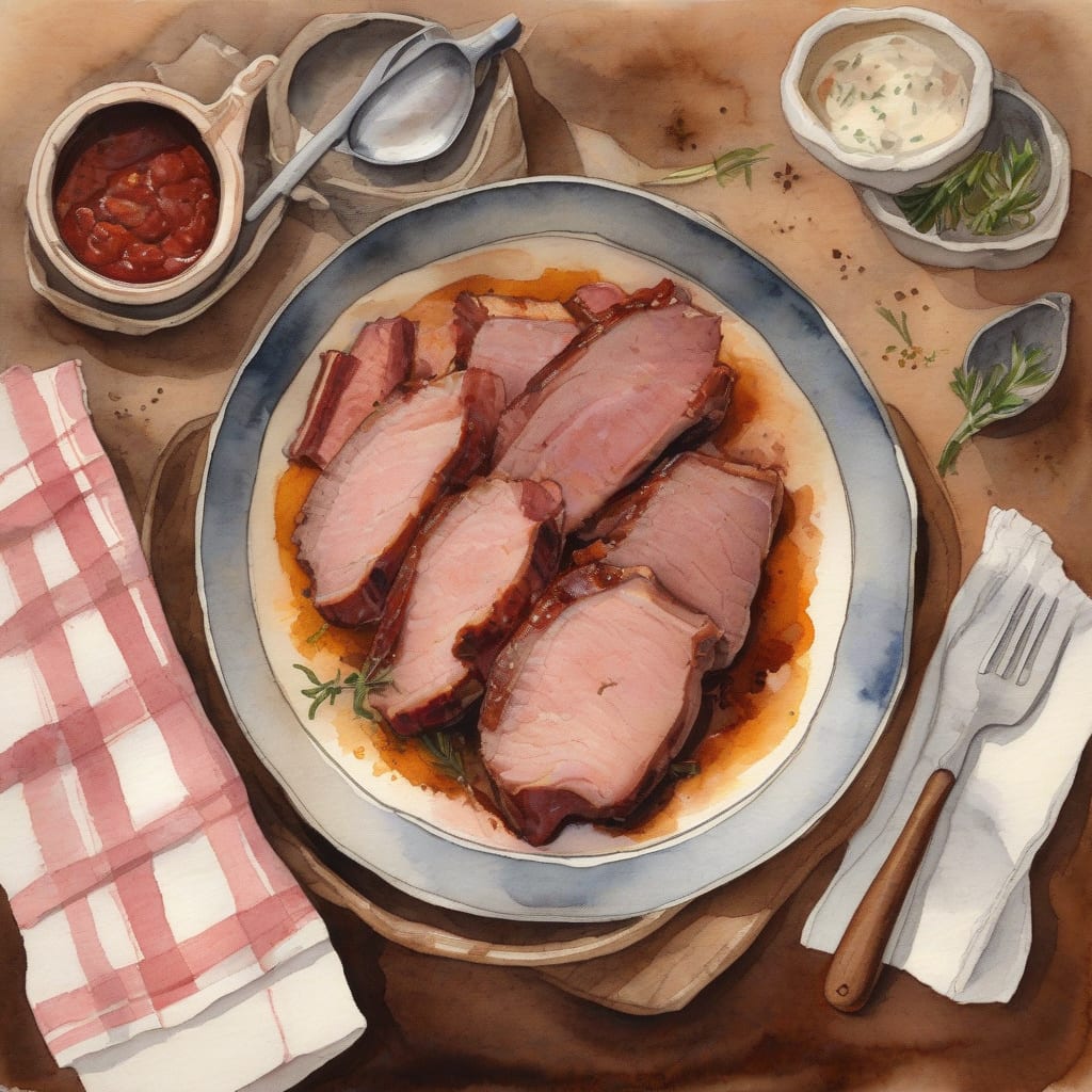 Texas BBQ Pork Recipe: Slow Cooked Southern Comfort Food example with annotations