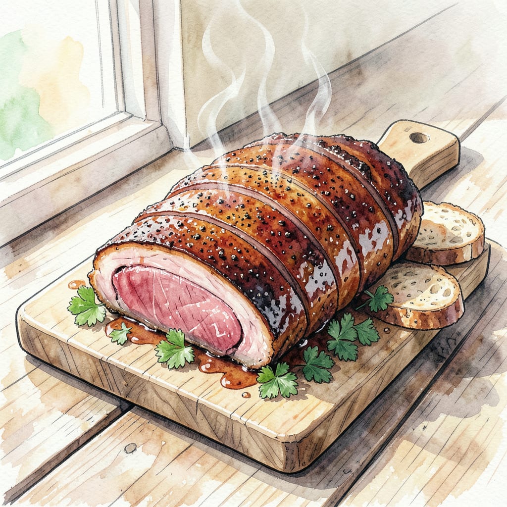 Complete Texas Style BBQ Brisket Recipe: Slow Smoked to Fall Apart Tender overview image