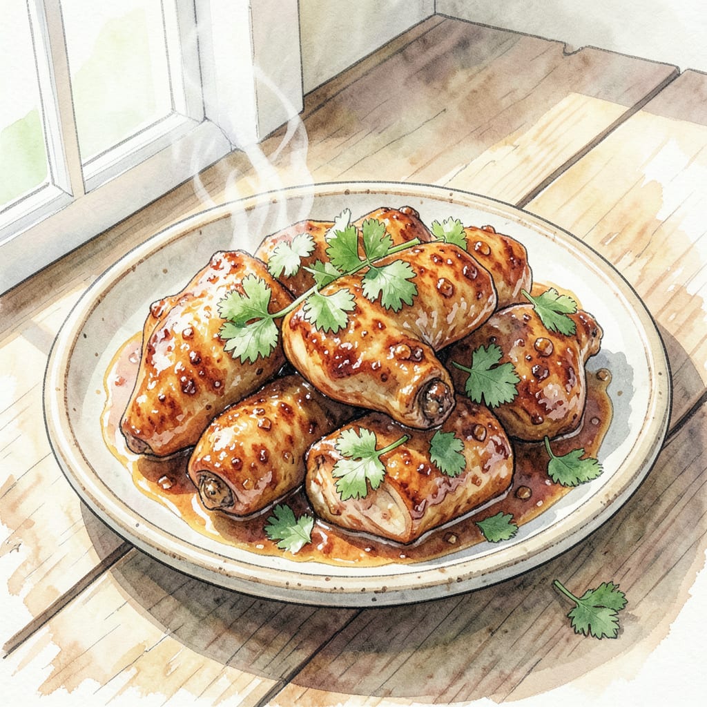 Visual representation of Thai BBQ Chicken Recipe: Spicy Grilled Perfection in 30 Minutes
