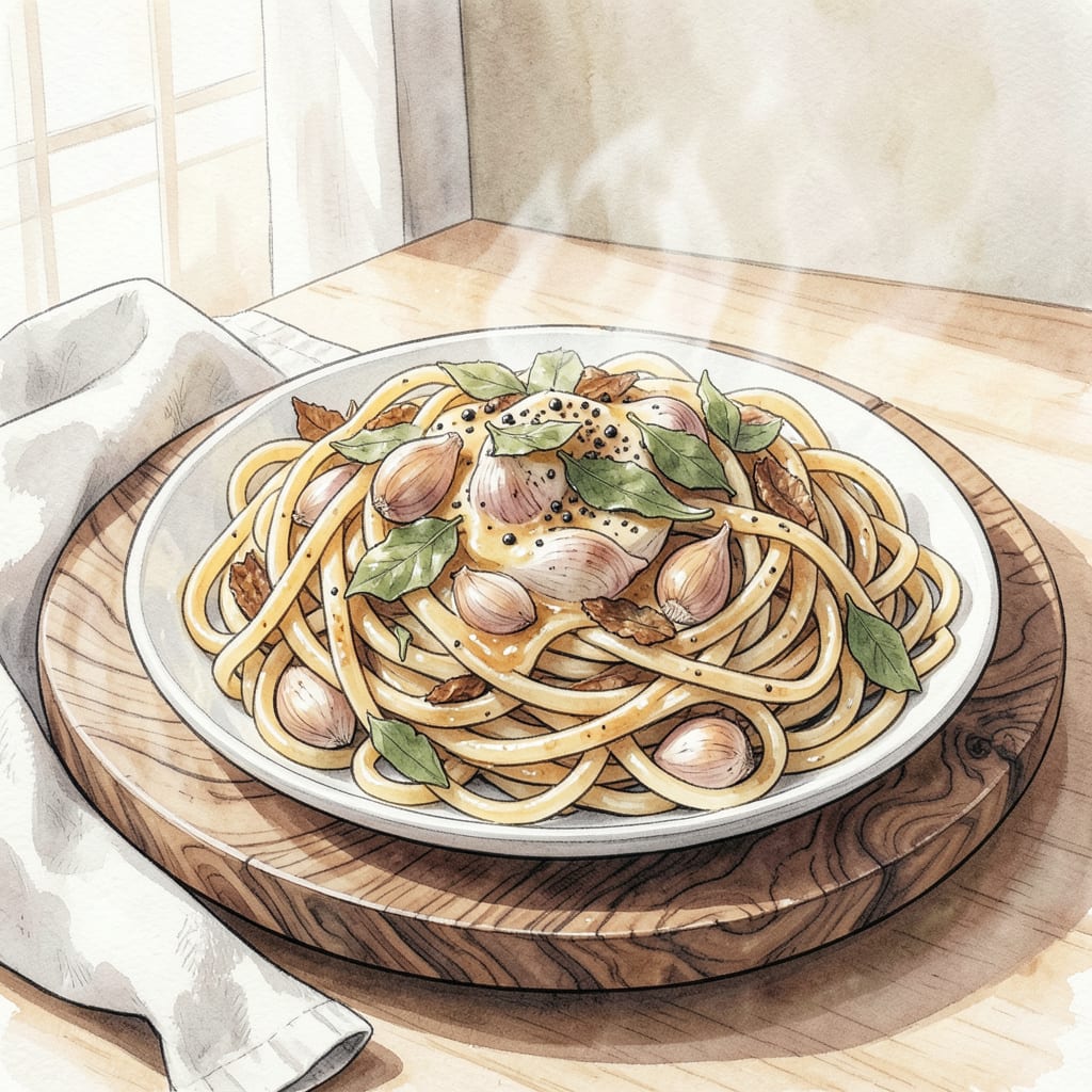 Thanksgiving Noodles Recipe: Buttery, Herbed Comfort for the Holiday Table example with annotations