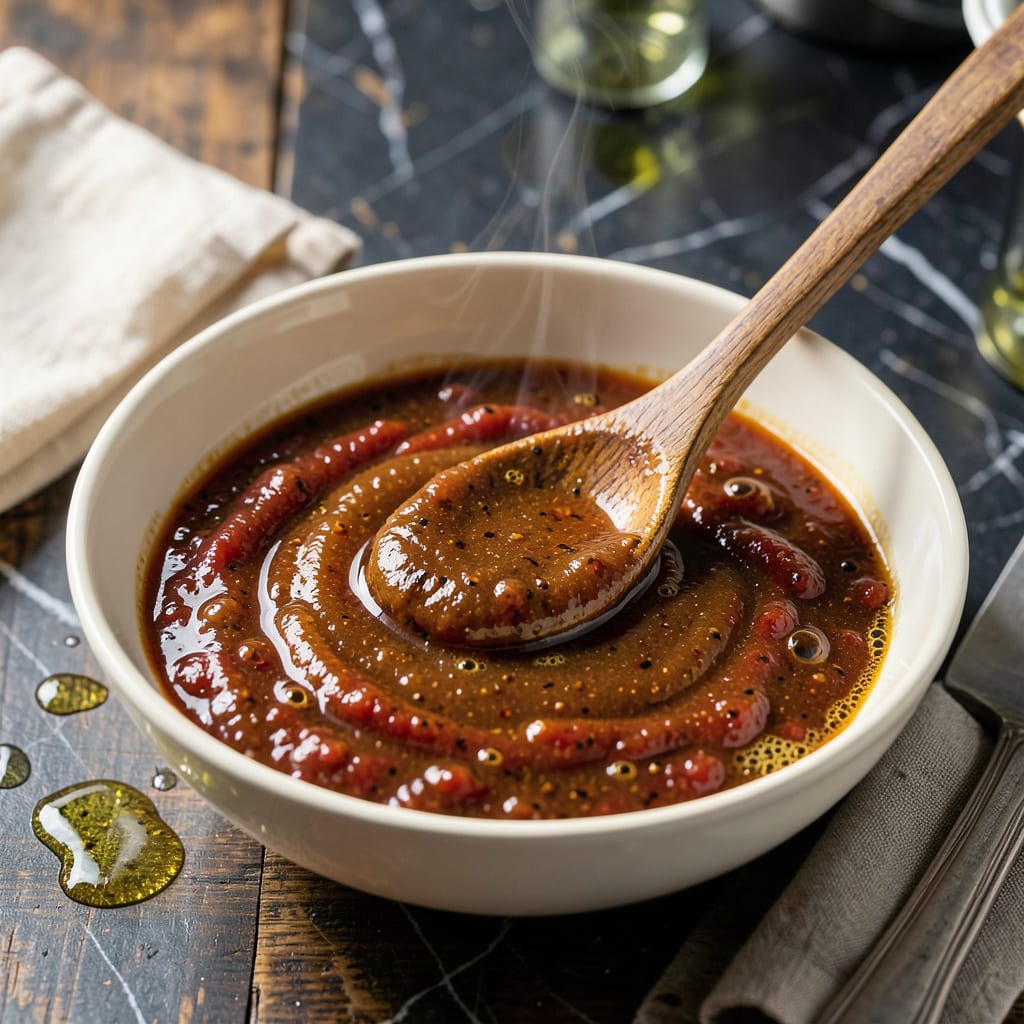 Visual representation of Thick BBQ Sauce Recipe: Rich and Tangy Without the Molasses