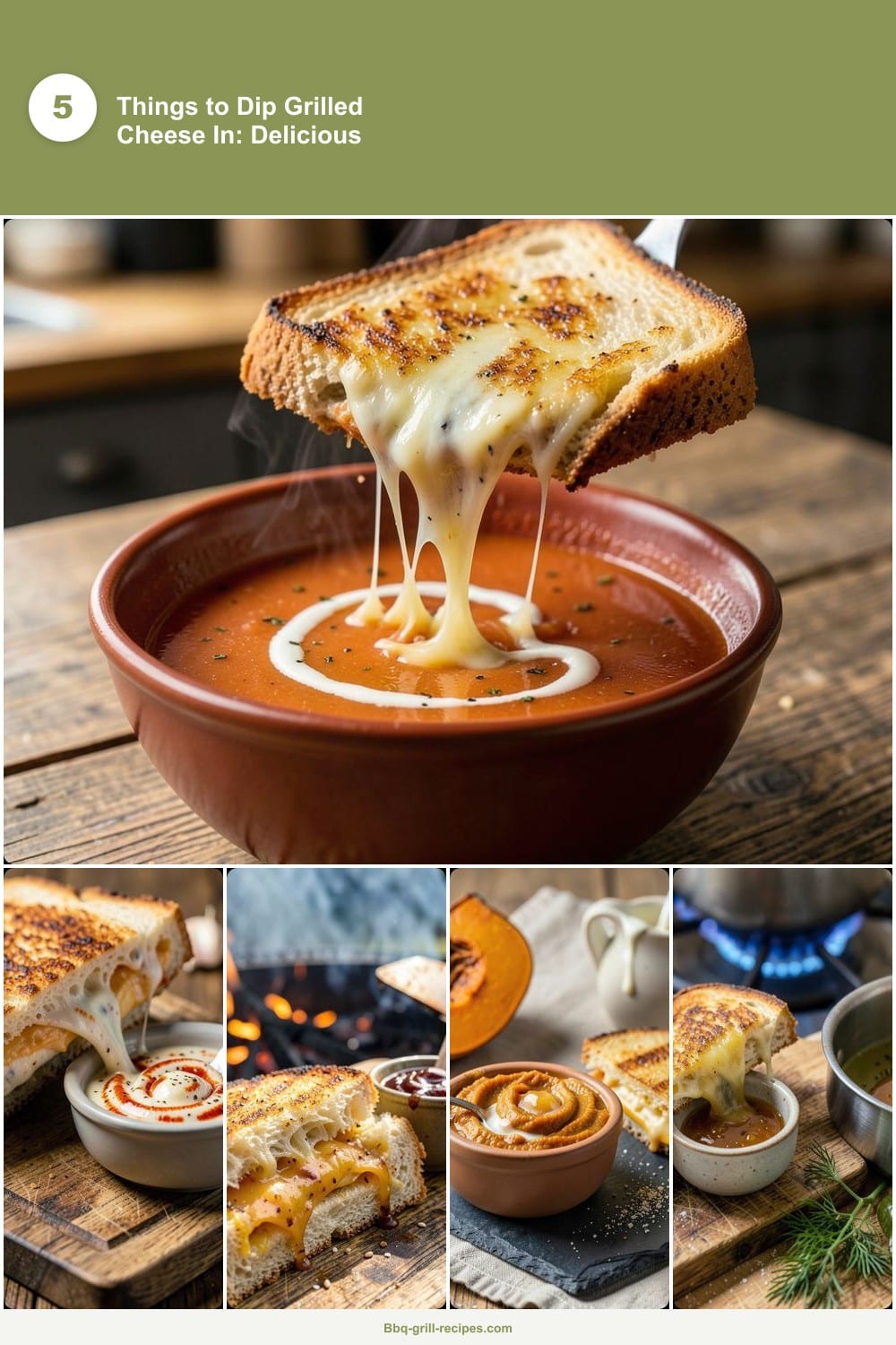 5 Things to Dip Grilled Cheese In: Delicious Pairings You’ll Love