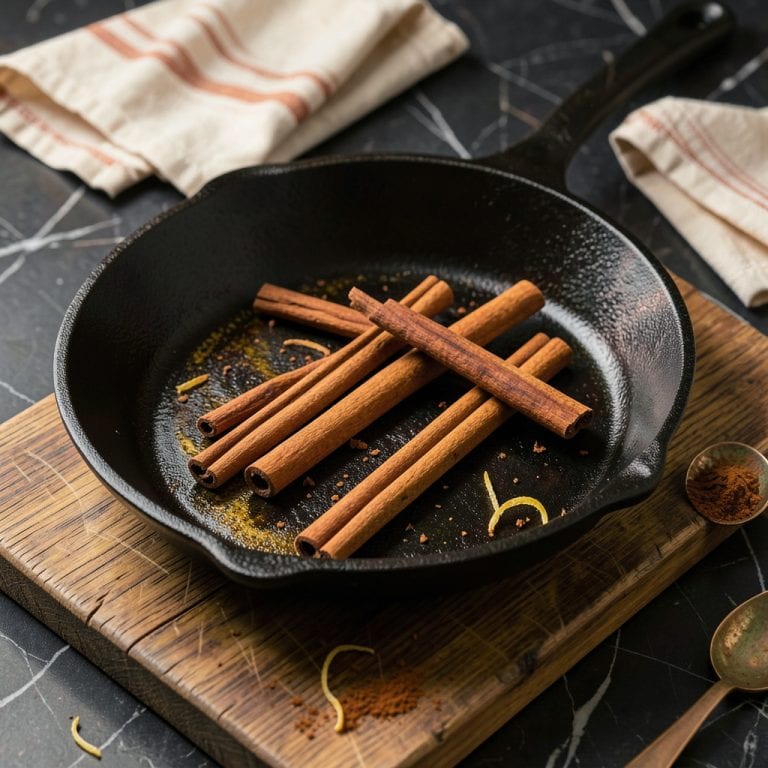 Toasting Cinnamon Sticks: The Secret to Deep, Warm Aroma in Seconds example with annotations