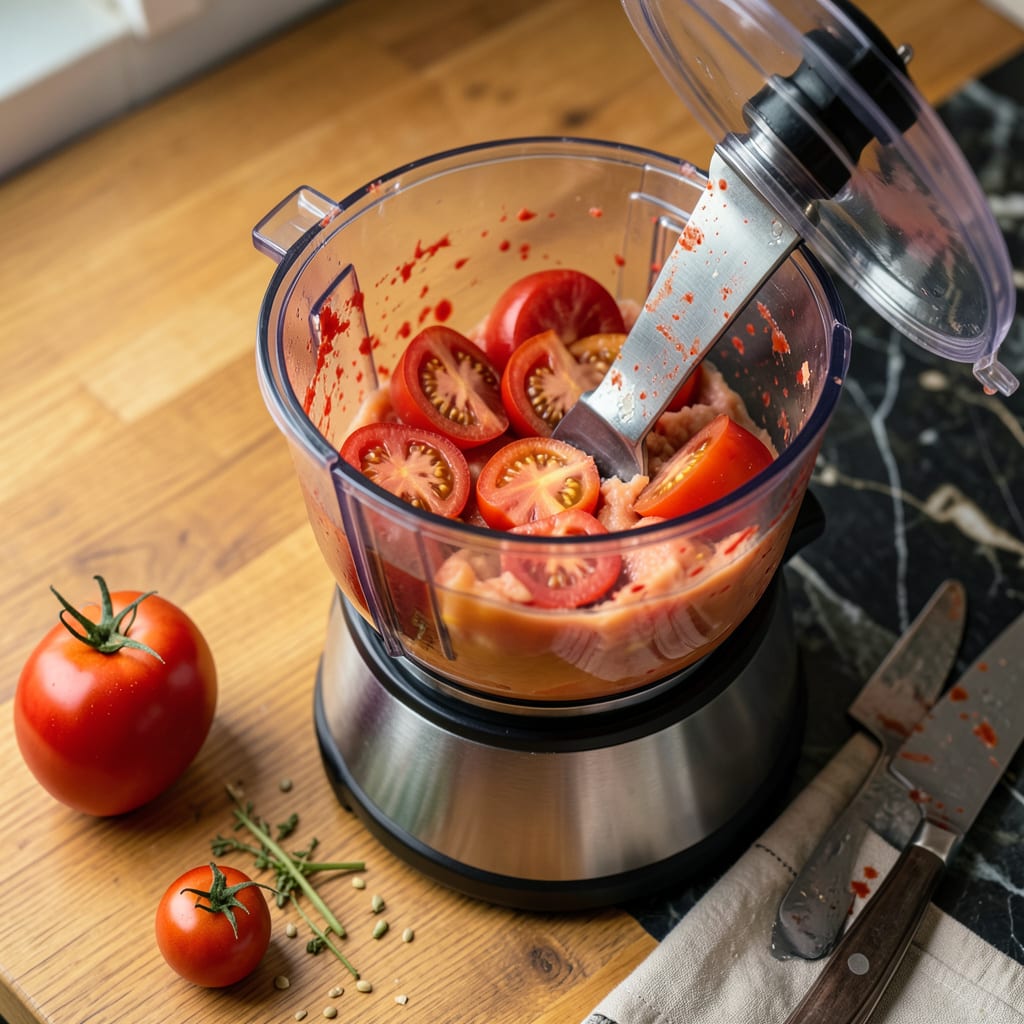 Complete Tomatoes in Food Processor: Silky Smooth Sauce Base in Seconds overview image