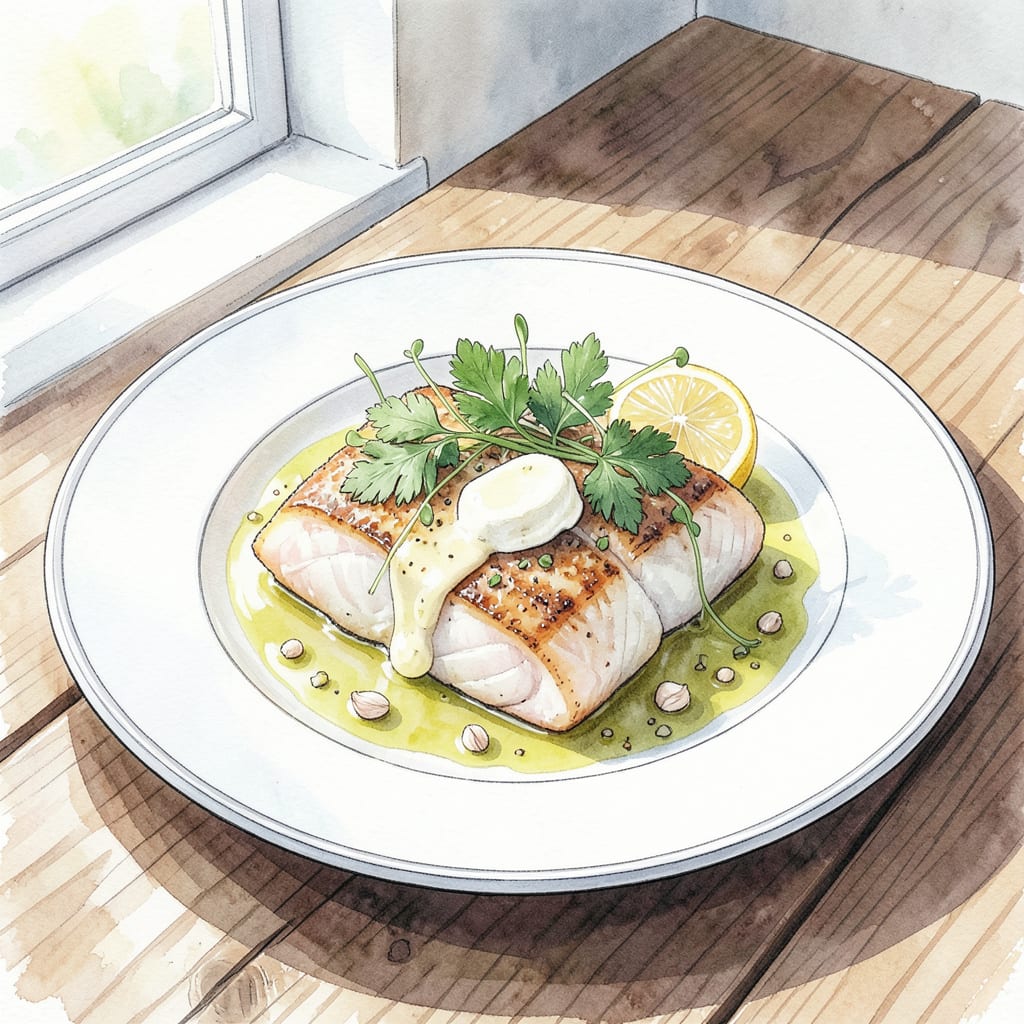 Turbot Recipe: Pan Seared Perfection with Flaky White Fish detailed visual guide
