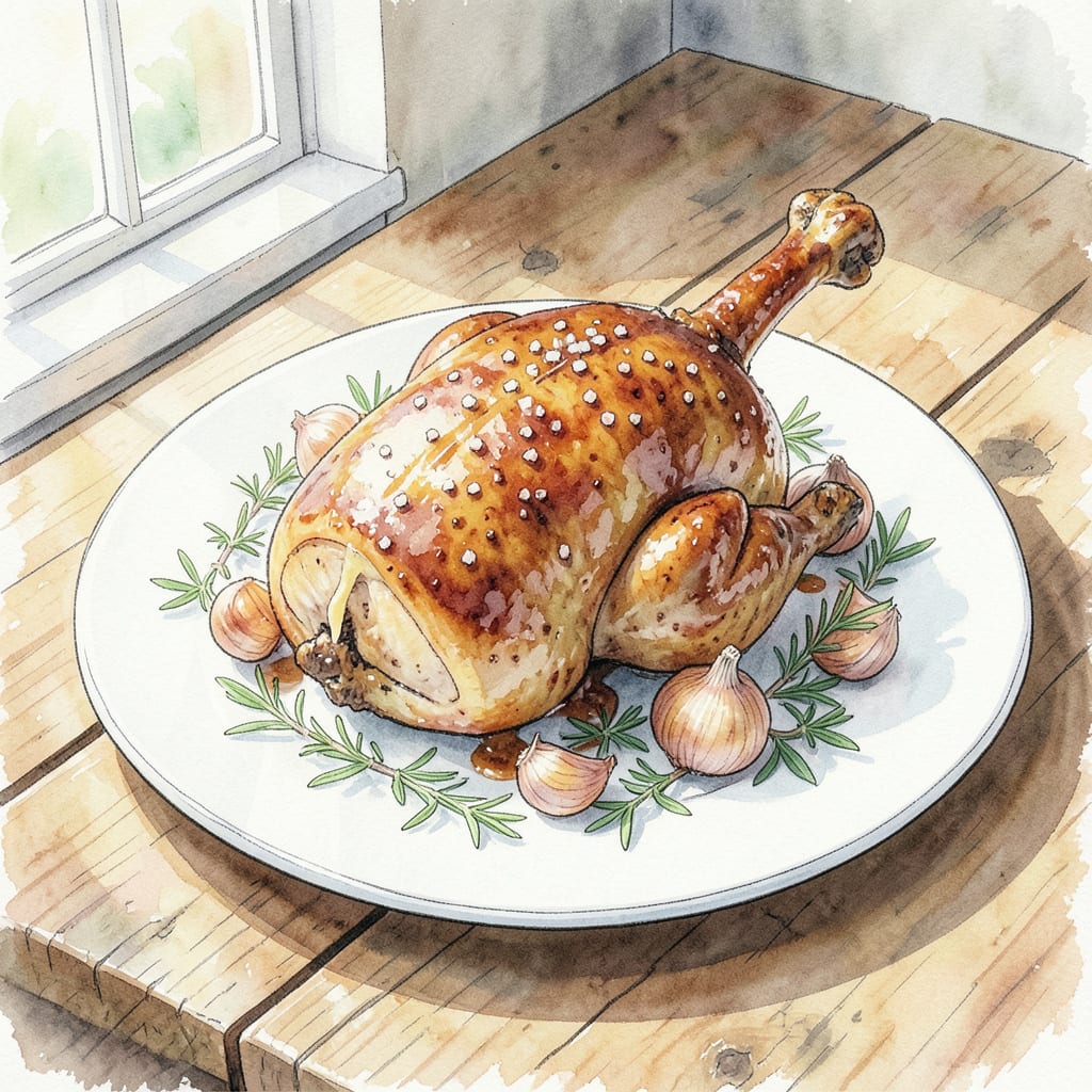 Visual representation of Turkey Crown Recipe: Juicy Centerpiece for Holiday Feast