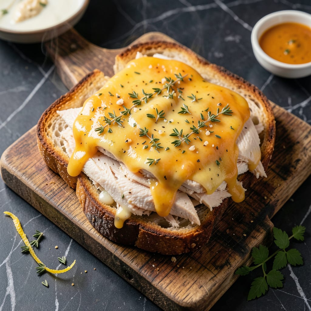 Complete Turkey Grilled Cheese Recipe: Melted Cheese and Herb Infused Comfort overview image