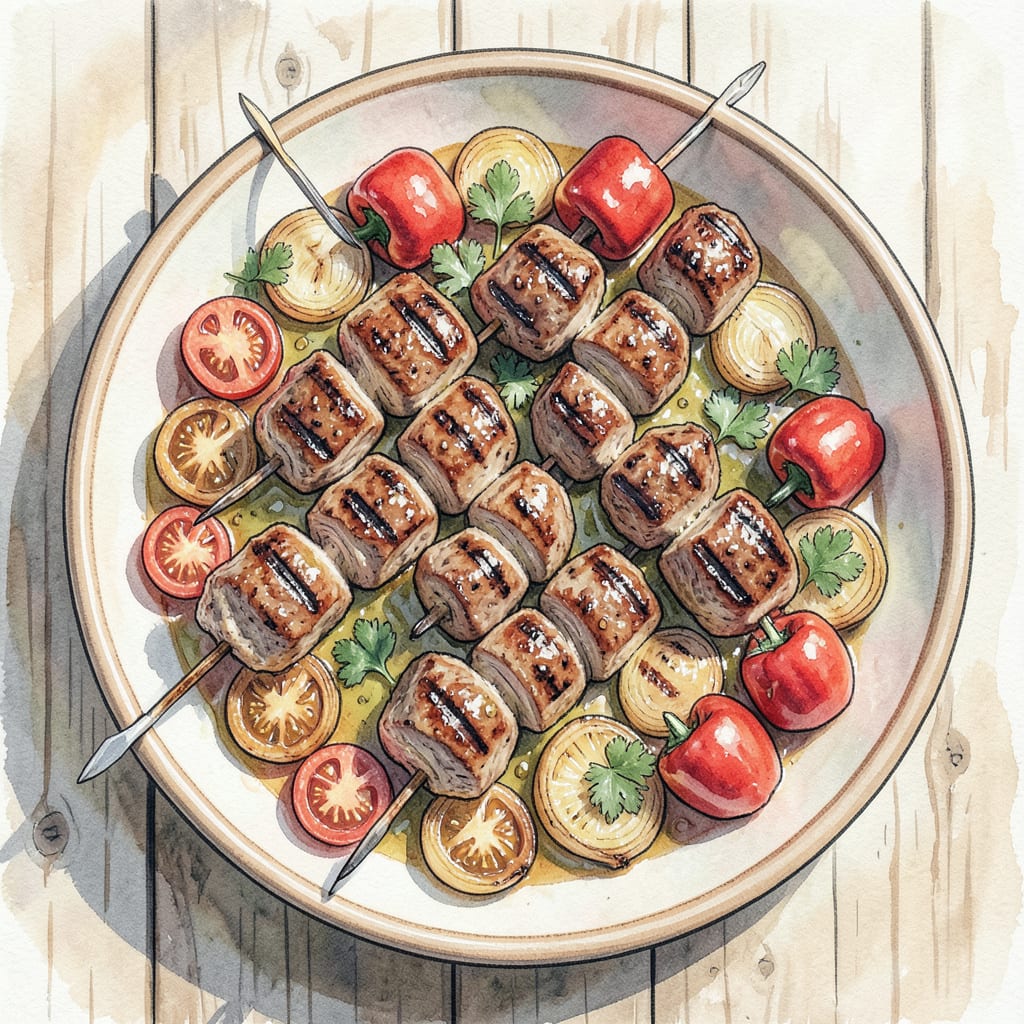 Comprehensive Turkish Kebab BBQ Recipe: Juicy Meat and Charred Perfection visual reference