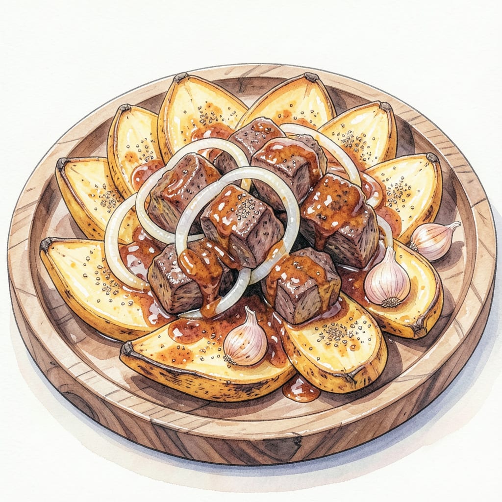 Tustacas Honduras Recipe: Hearty Beef and Plantain Stew With Bold Flavors illustration with key details