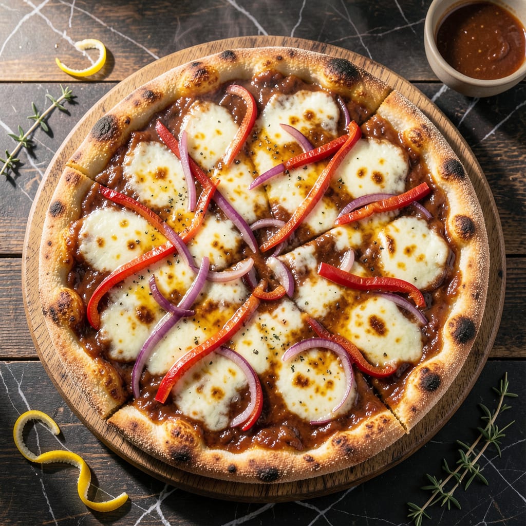 Vegan BBQ Pizza Recipe: Smoky Sweetness on Crispy Crust detailed visual guide