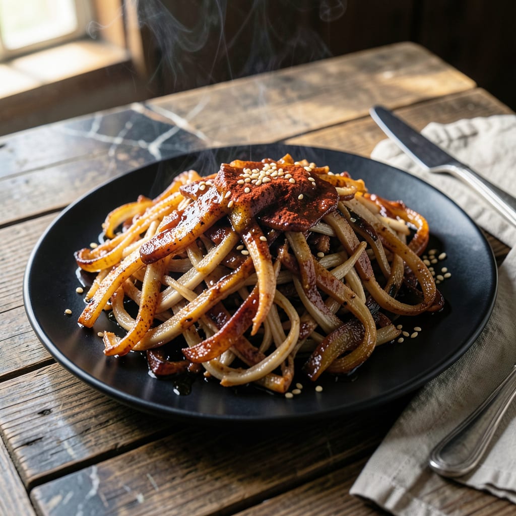 Visual representation of Vegan BBQ Recipe: Smoky Jackfruit With Tangy Dry Rub