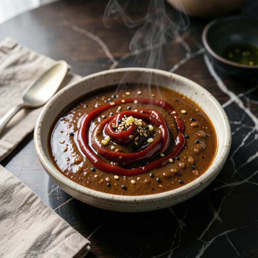 Vegan Korean BBQ Sauce Recipe: Bold Umami Glaze Without the Meat example with annotations