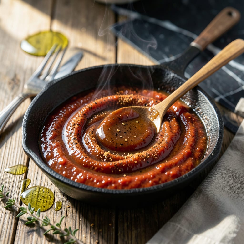 Vegan Sugar Free BBQ Sauce Recipe: Smoky Depth Without the Sugar example with annotations