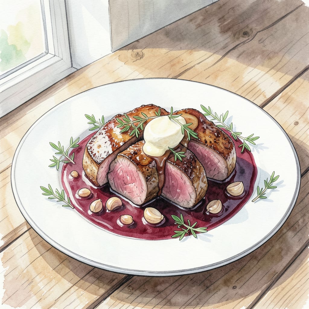 Venison Medallions Recipe: Tender and Juicy with Rich Red Wine Sauce detailed visual guide