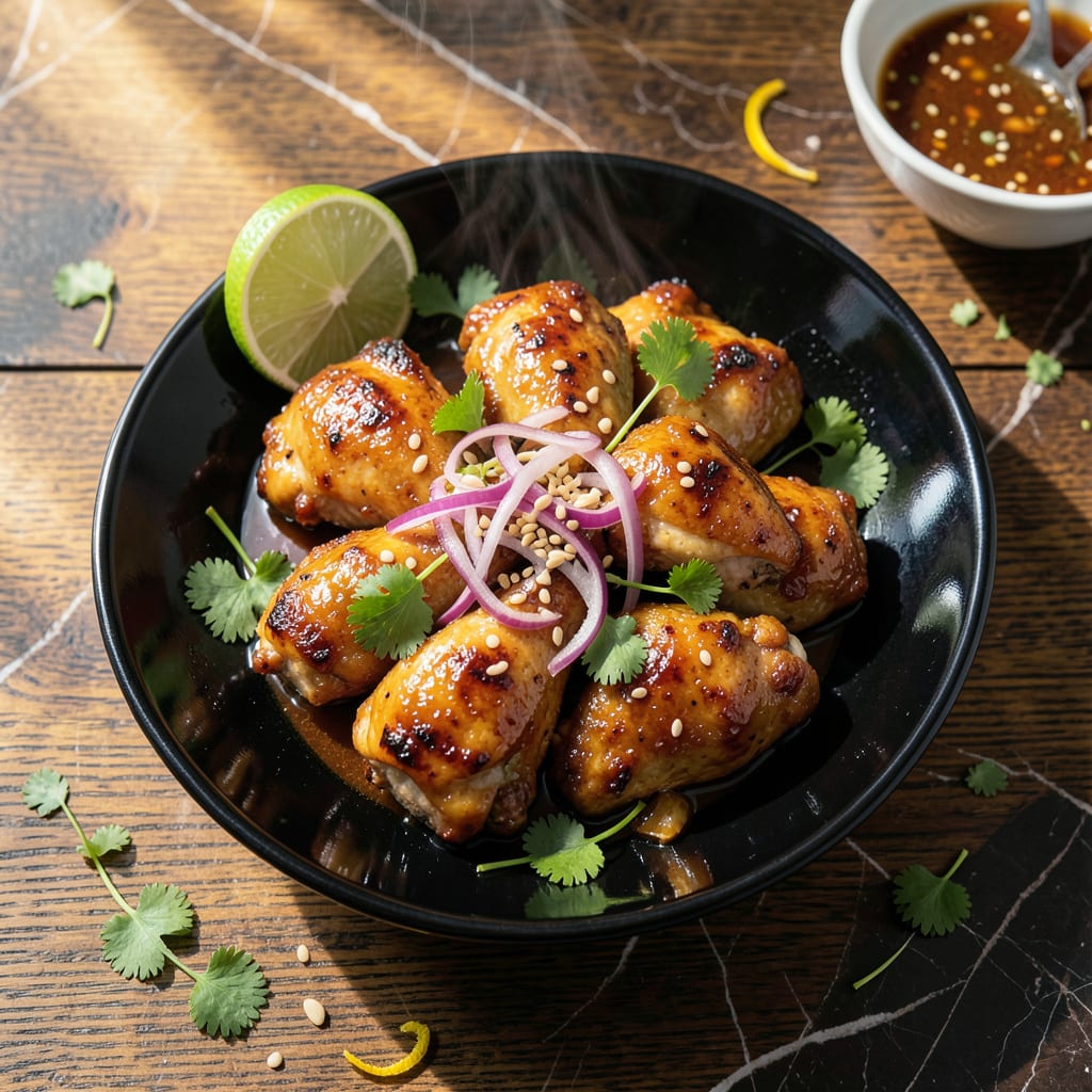 Comprehensive vietnamese bbq chicken recipe visual reference