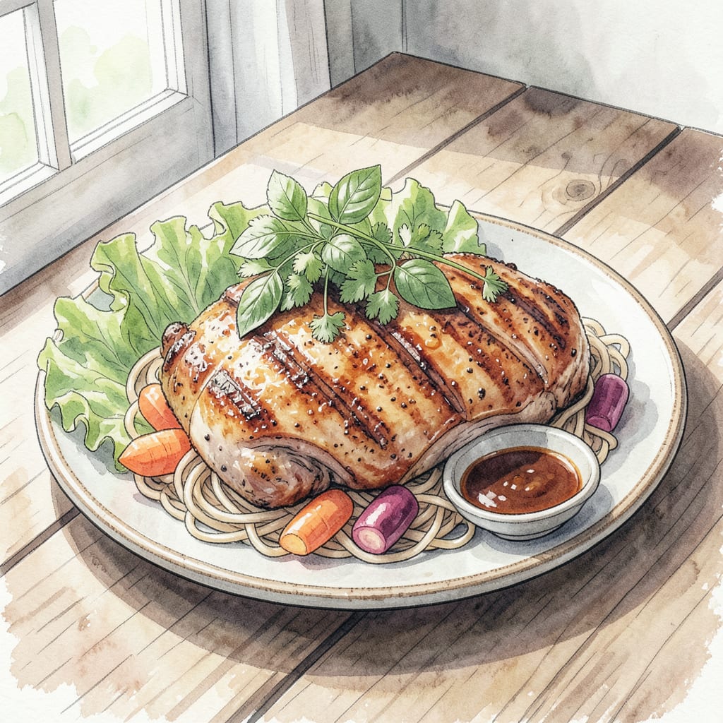 Comprehensive Vietnamese Grilled Pork Recipe: Charred Perfection in Minutes visual reference