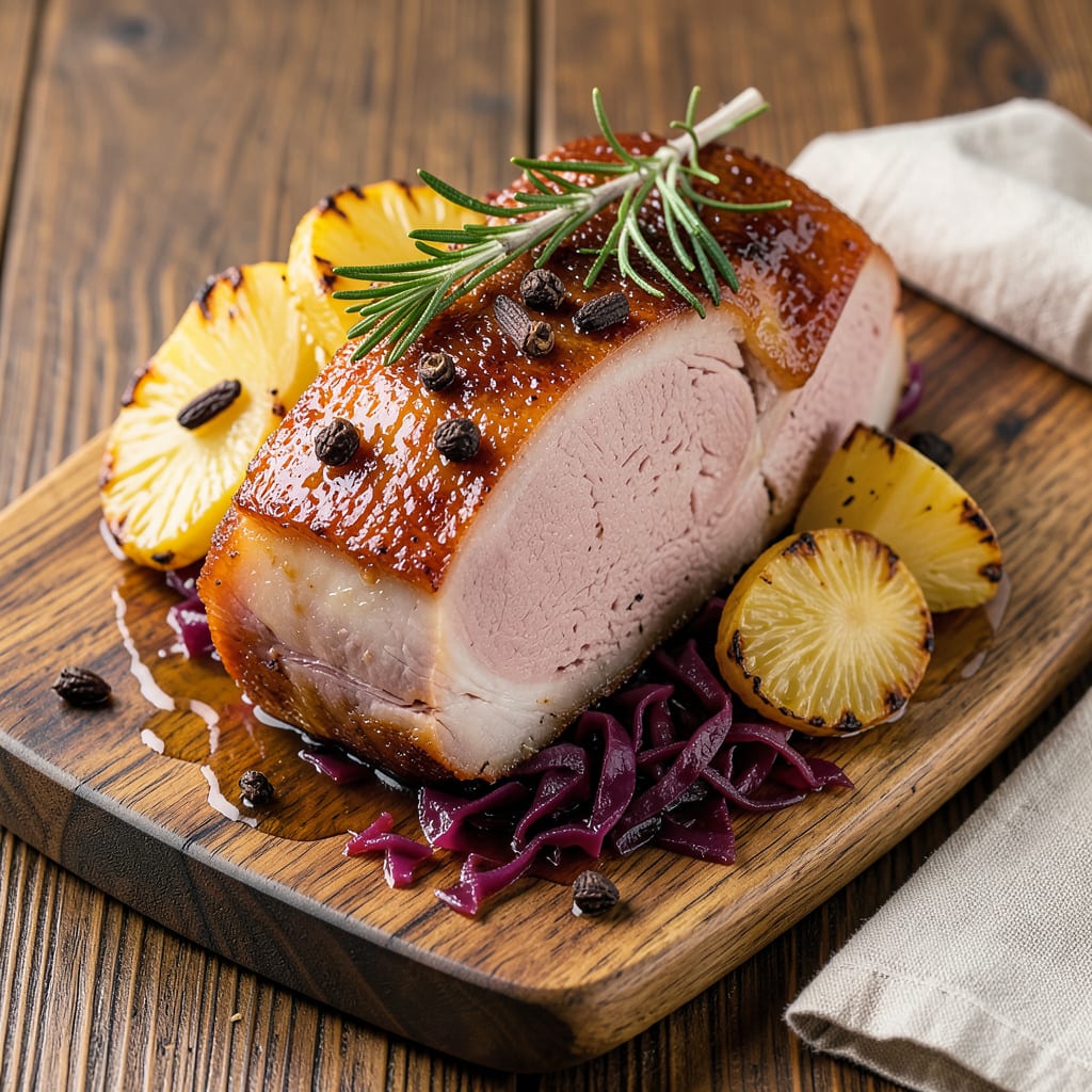 warming honey baked ham example with annotations