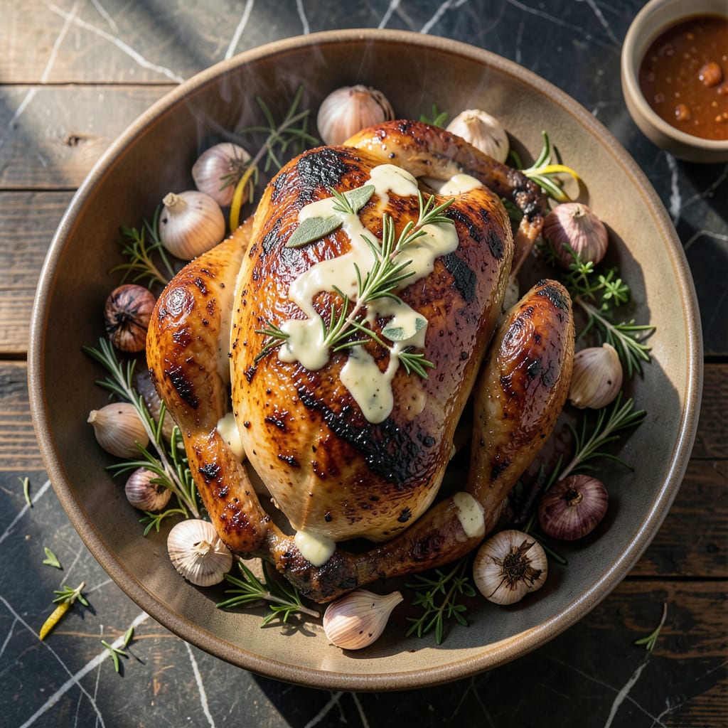 Complete Weber Grill Turkey Recipe: Smoky Char With Herb Butter Finish overview image