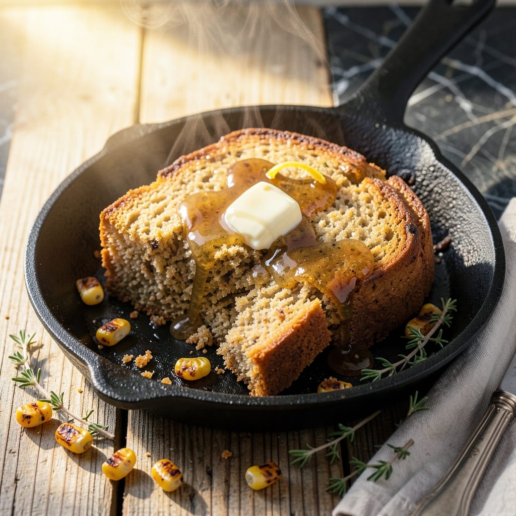 What Does Cornbread Taste Like: Flavor, Texture, and Best Pairings example with annotations