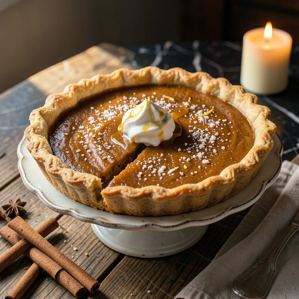 Visual representation of what does pumpkin pie taste like
