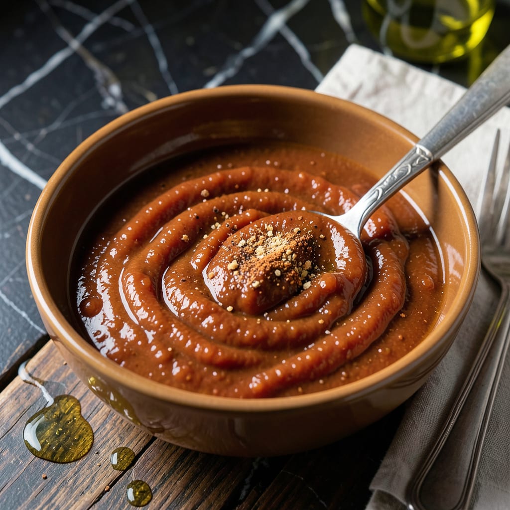 Visual representation of Whole 30 BBQ Sauce Recipe: Sugar Free Smoky Tang With Depth