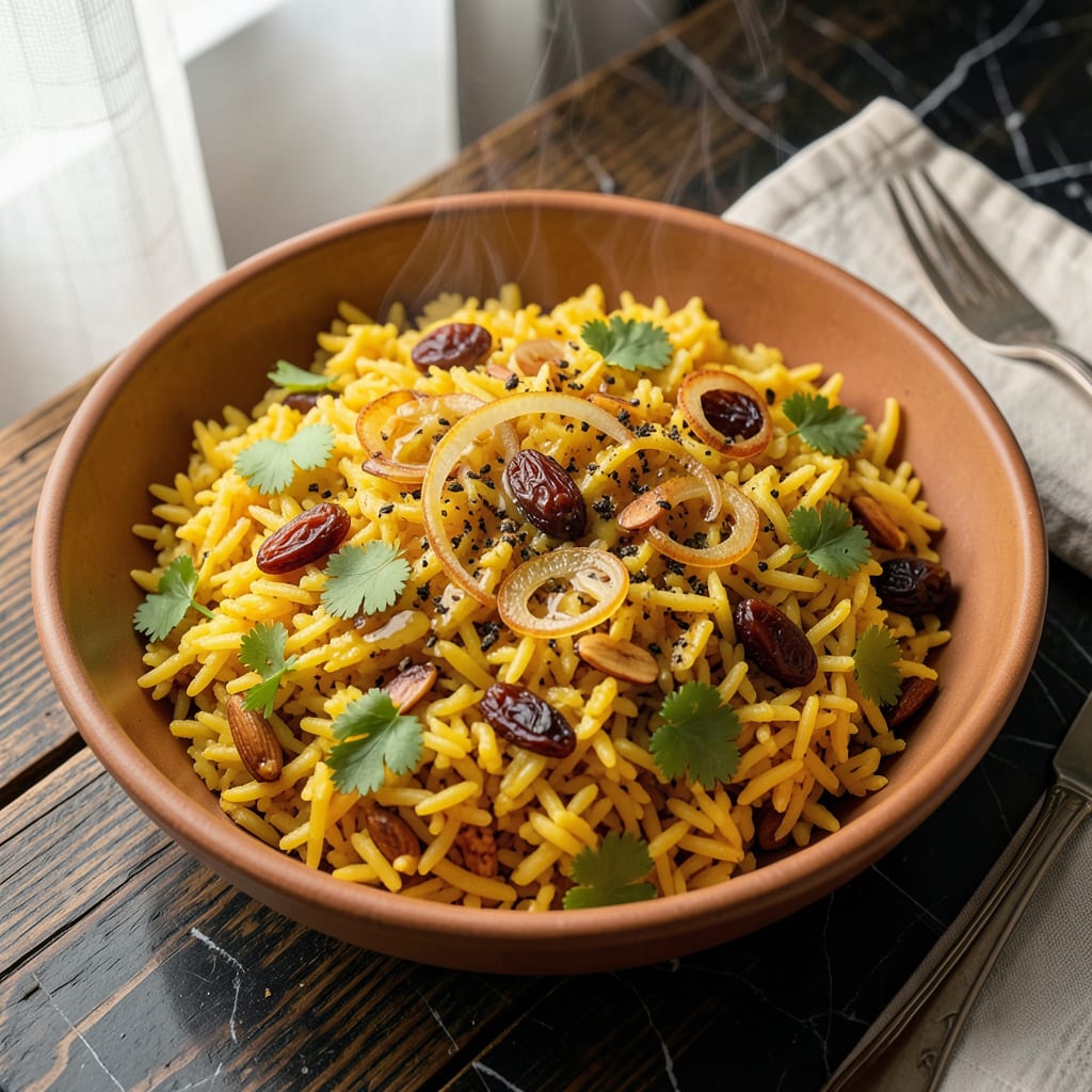 Why Is Yellow Rice Yellow: The Spices and Science Behind the Color example with annotations