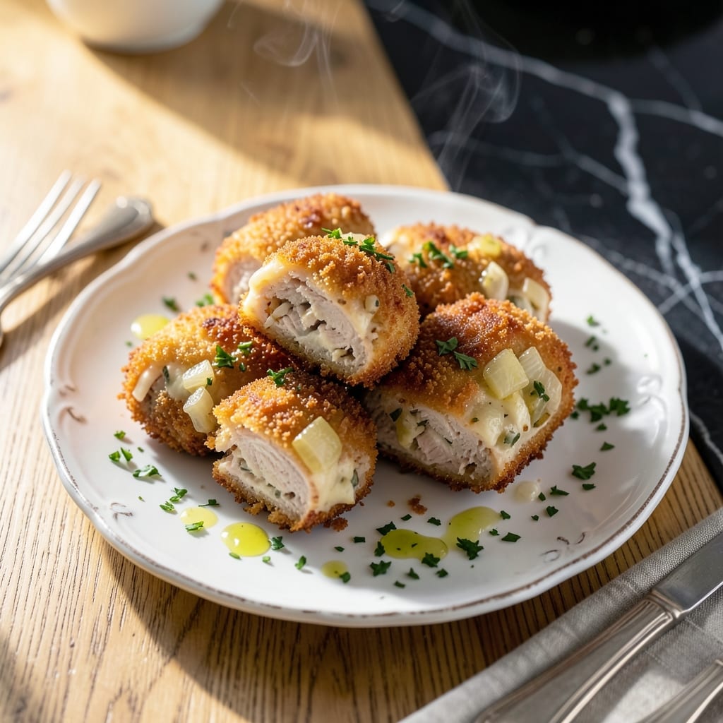 Classic Turkey Croquettes: Crispy Shell With Creamy Center