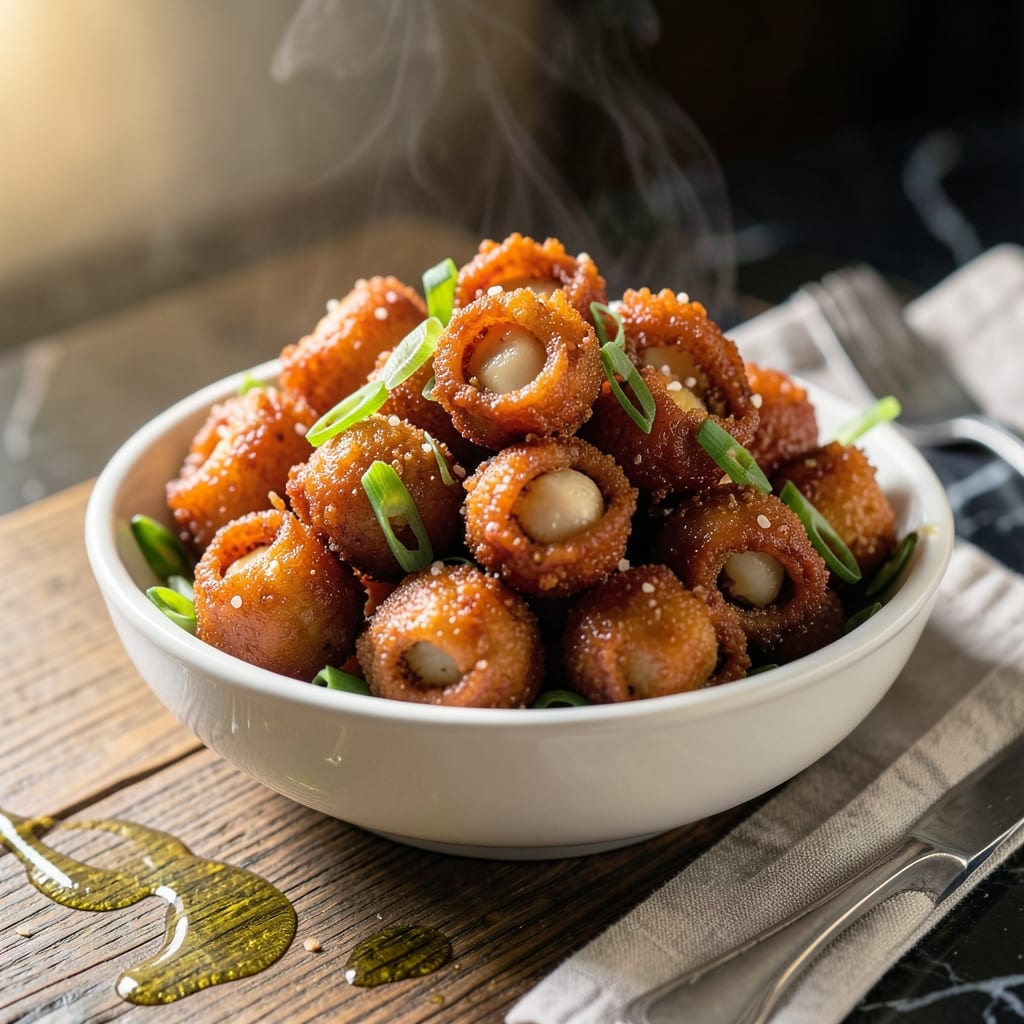 Taiwanese Deep Fried Squid Balls: Crispy Bites With Ocean Sweetness