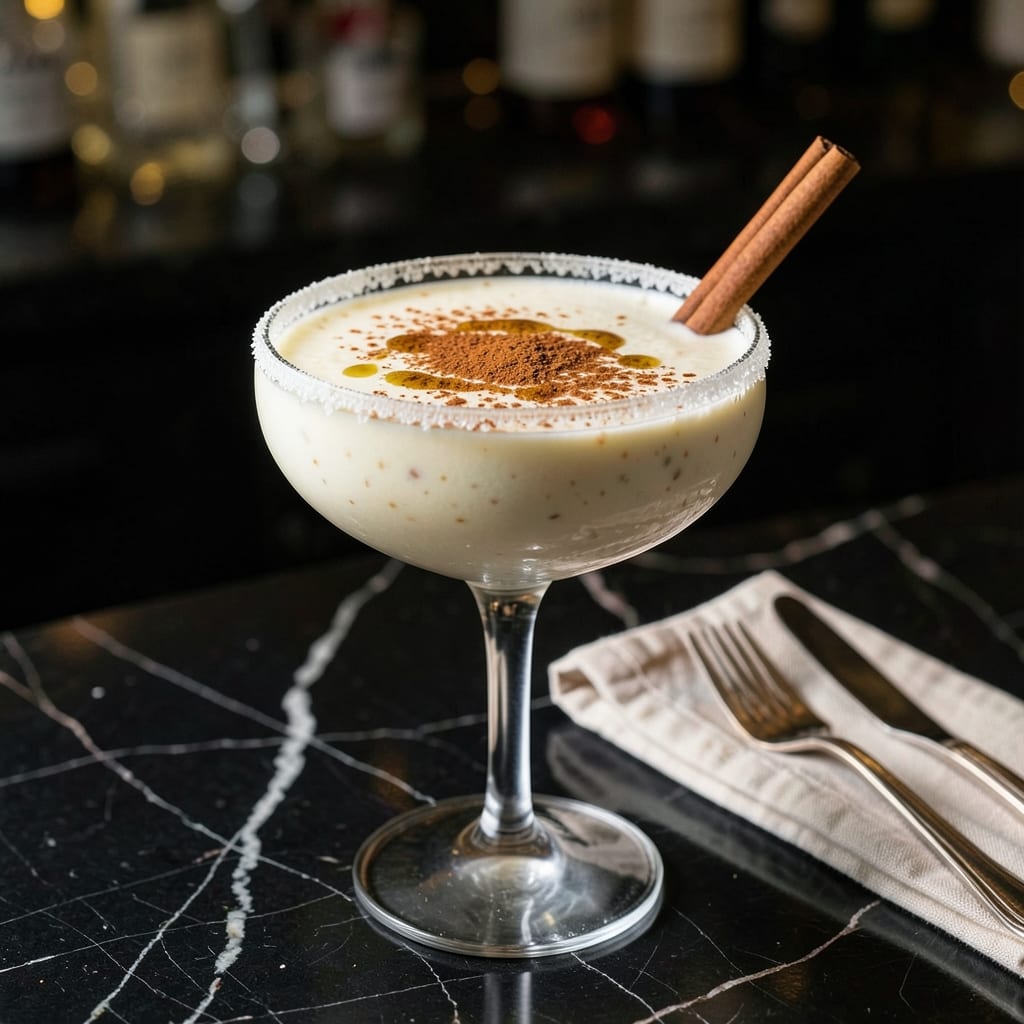 Rice Pudding Martini Recipe: Creamy Dessert in a Glass