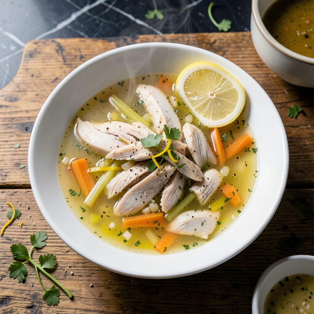 Taziki's Lemon Chicken Soup Recipe: Bright Citrus Broth With Tender Chicken