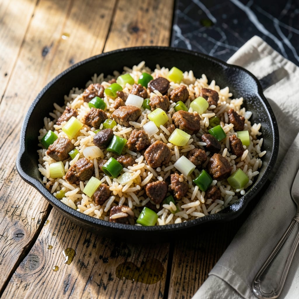 Popeyes Dirty Rice Recipe: Cajun-Spiced Copycat With Ground Meat
