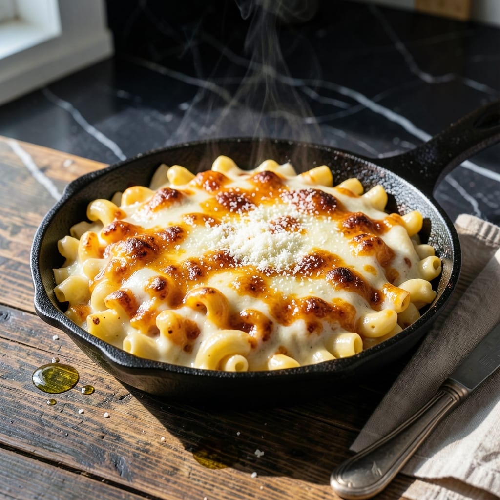 Southern Mac and Cheese Without Eggs: Ultra Creamy Baked Comfort