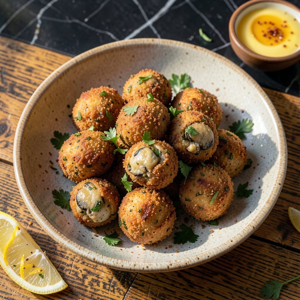 Clam Balls Recipe: Crispy Golden Bites with Briny Sweetness